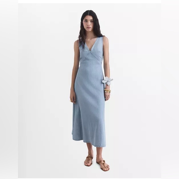 NWT MANGO
Women's Lyocell Midi Dress - Picture 1 of 11